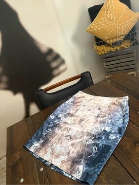 All Saints Wither Satin Pencil Skirt